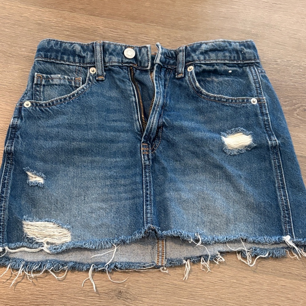 Gap Kids Size 12 Distressed Mini Skirt